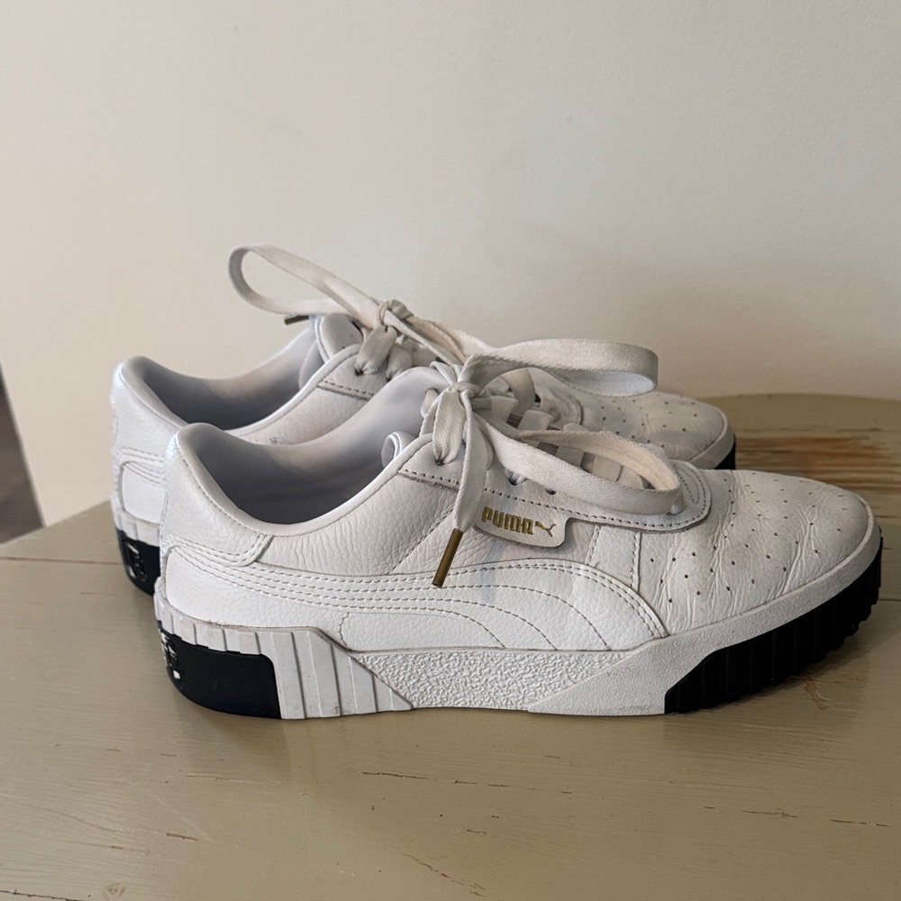 Puma White and Black Women's Sneakers